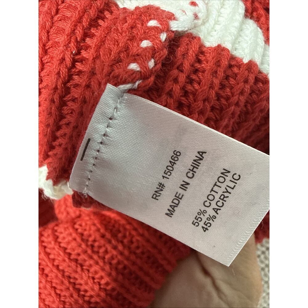 Market & Spruce Marie Crewneck Short Sleeve Sweater, Red, XL - Picture 6 of 6